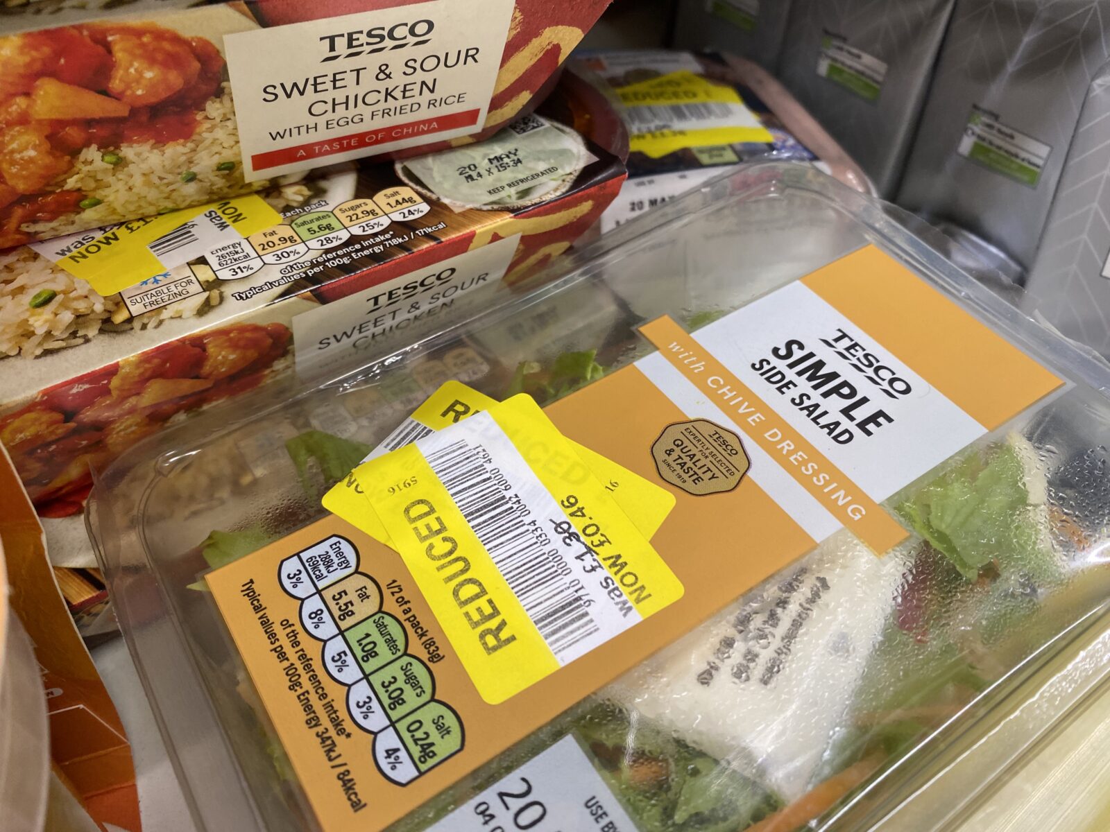 Tesco reduced