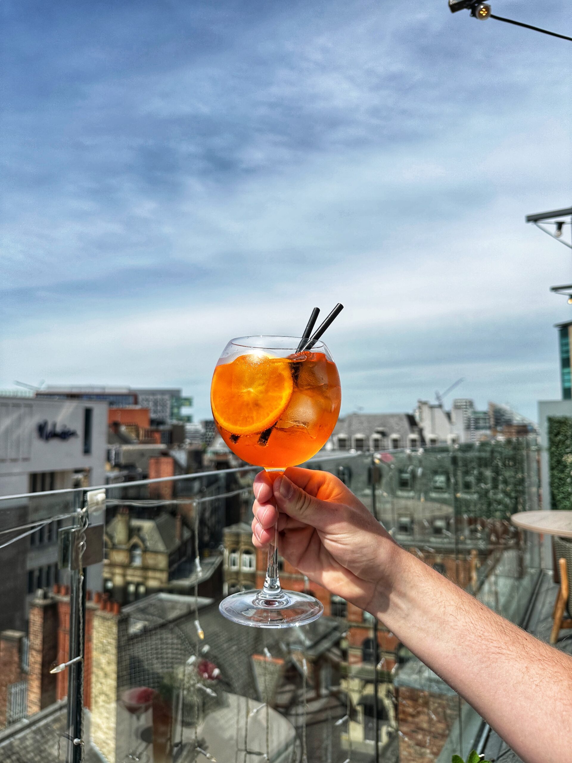 Spritzes on the King Street Townhouse terrace