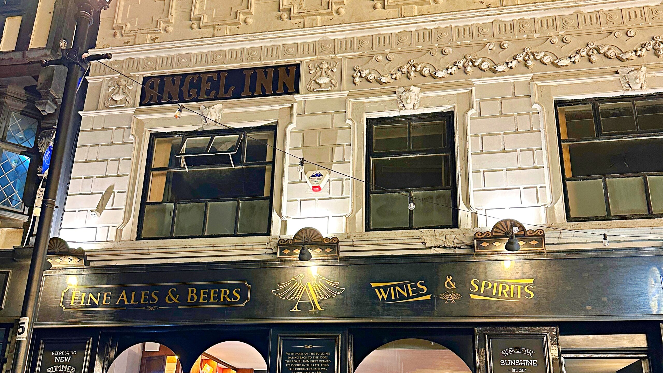 The Angel Inn pub Stockport made a grade II listed building