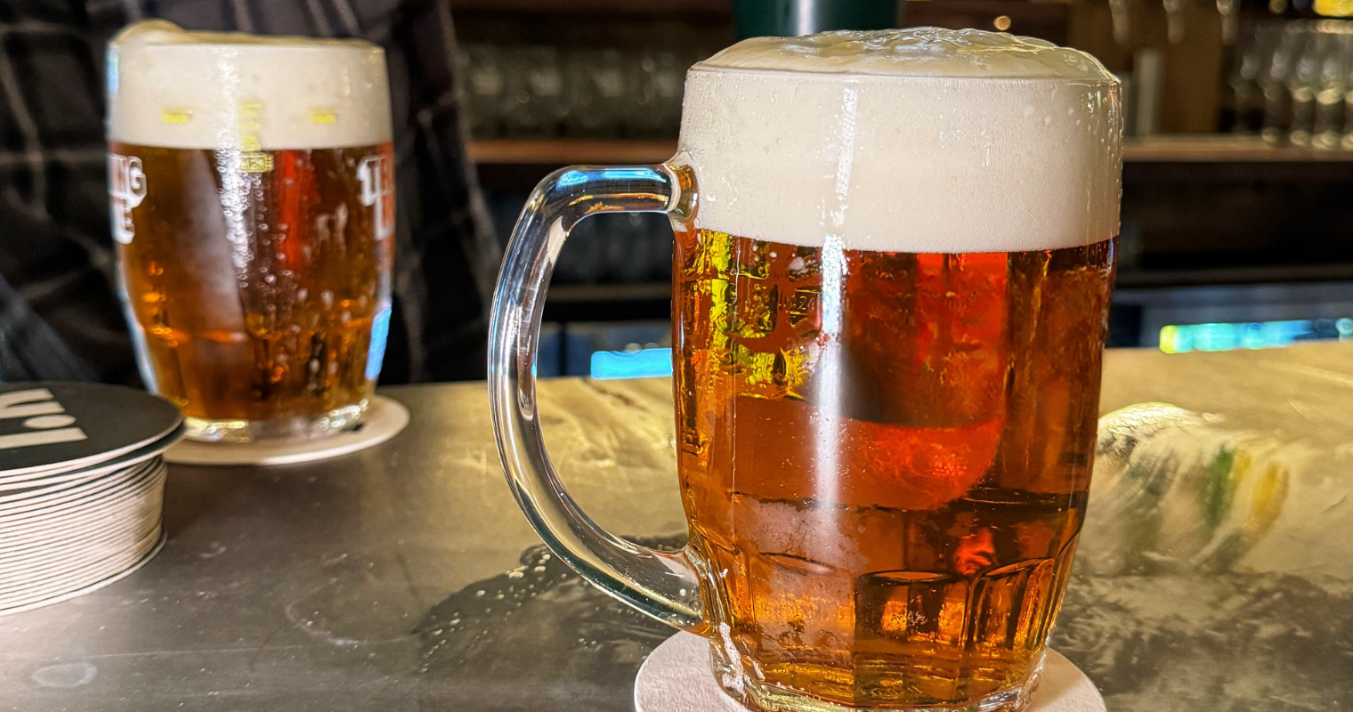 the average price of a pint in the UK by region