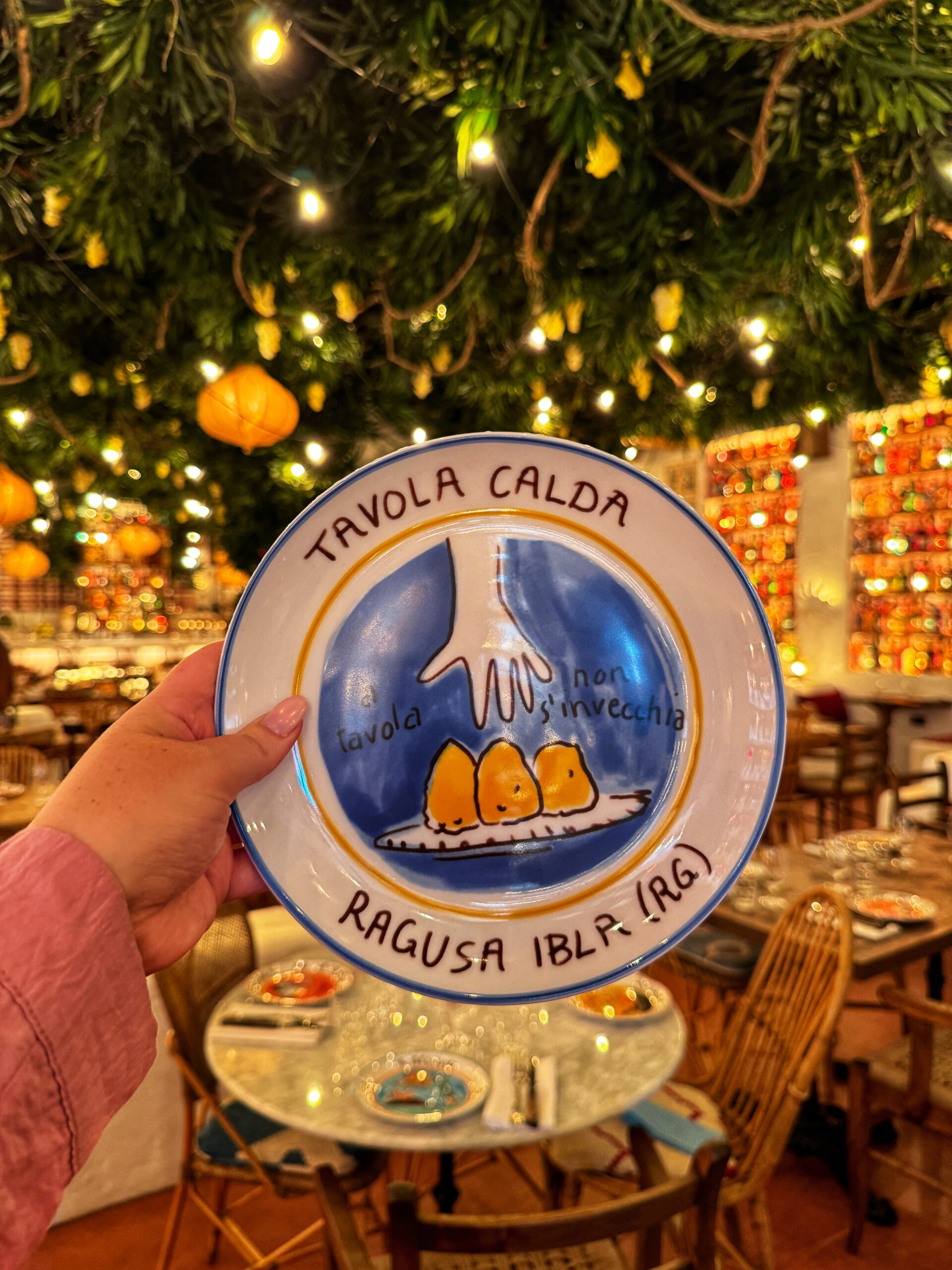 Hand-painted plates