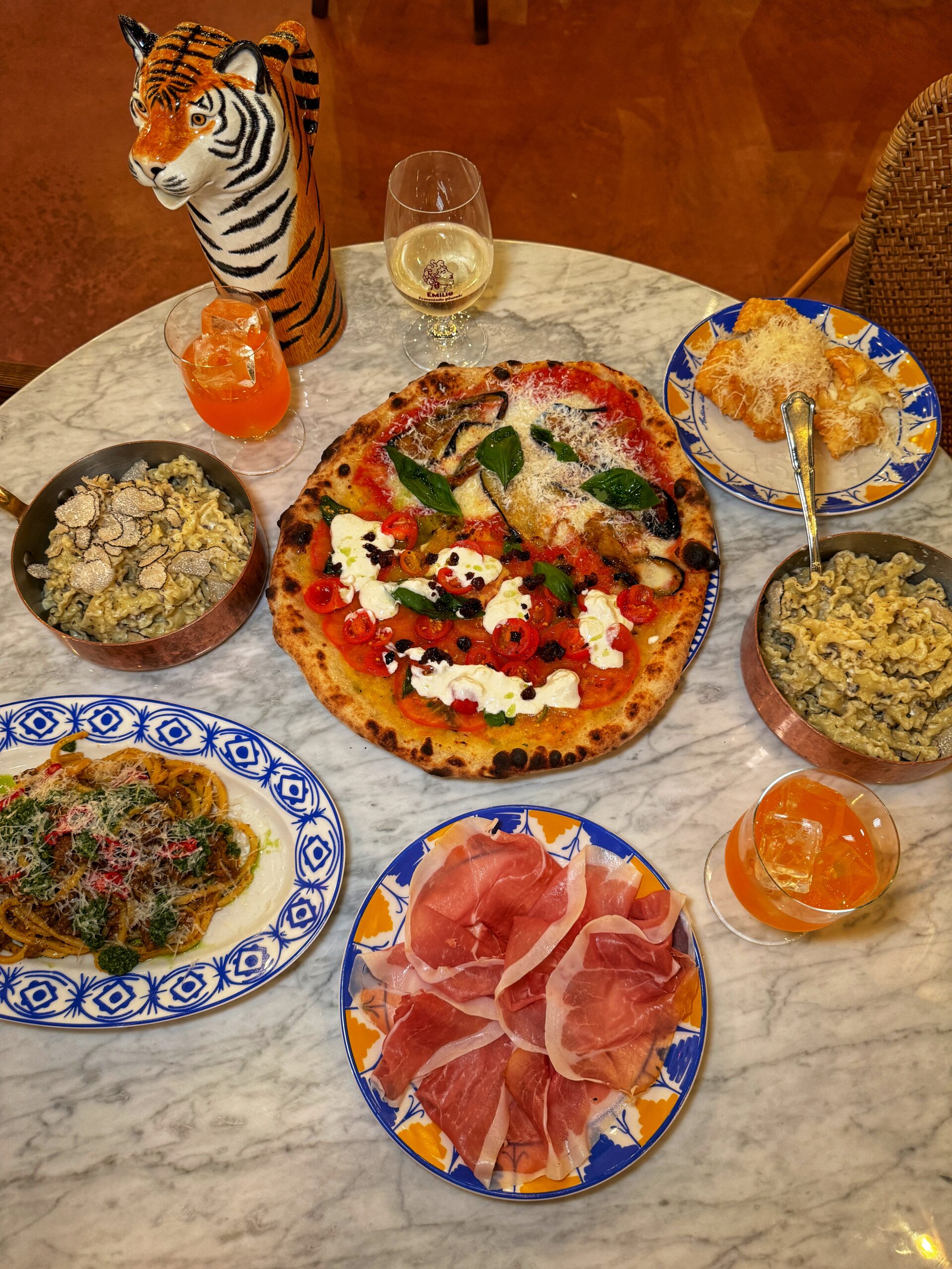 Pizza, pasta and small plates