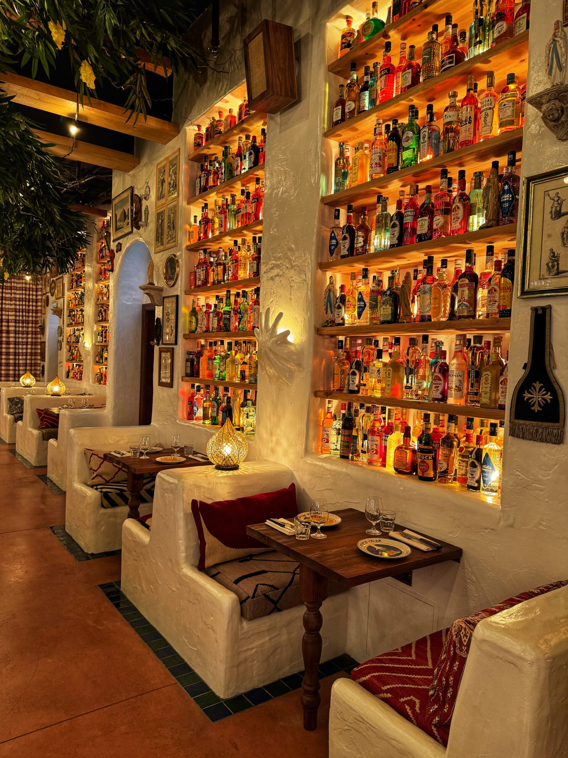 Thousands of vintage alcohol bottles