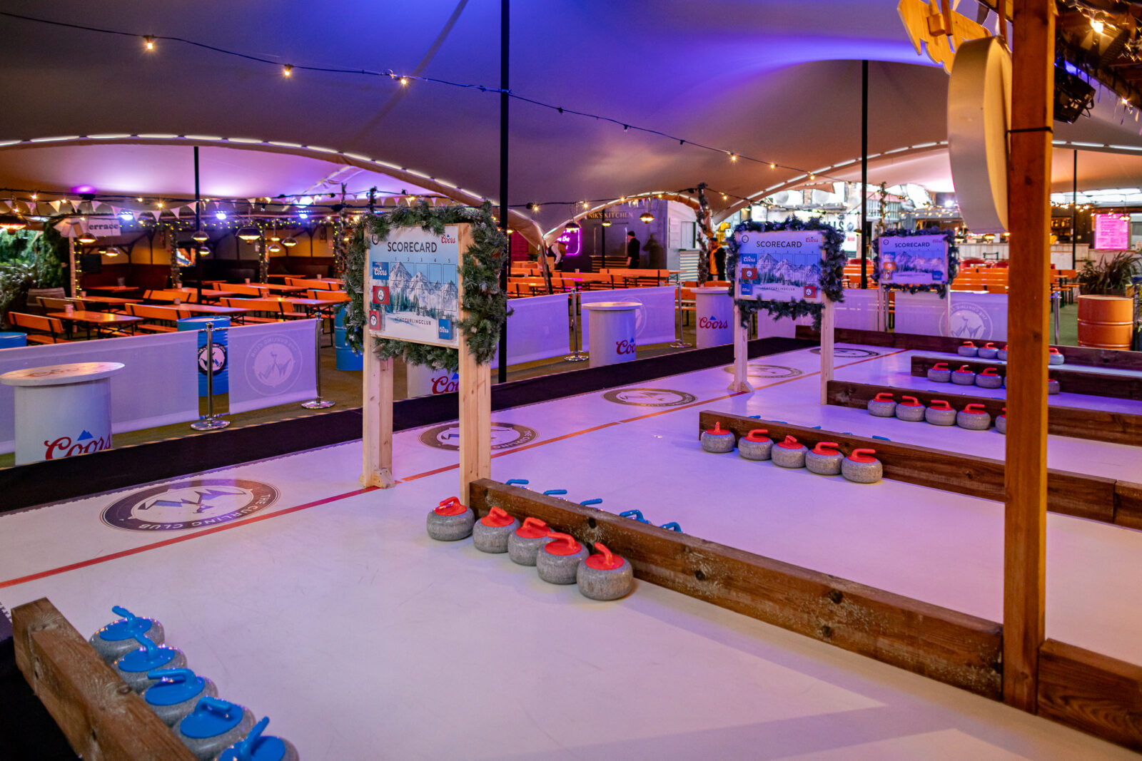 Manchester can expect a similar curling set-up this year.