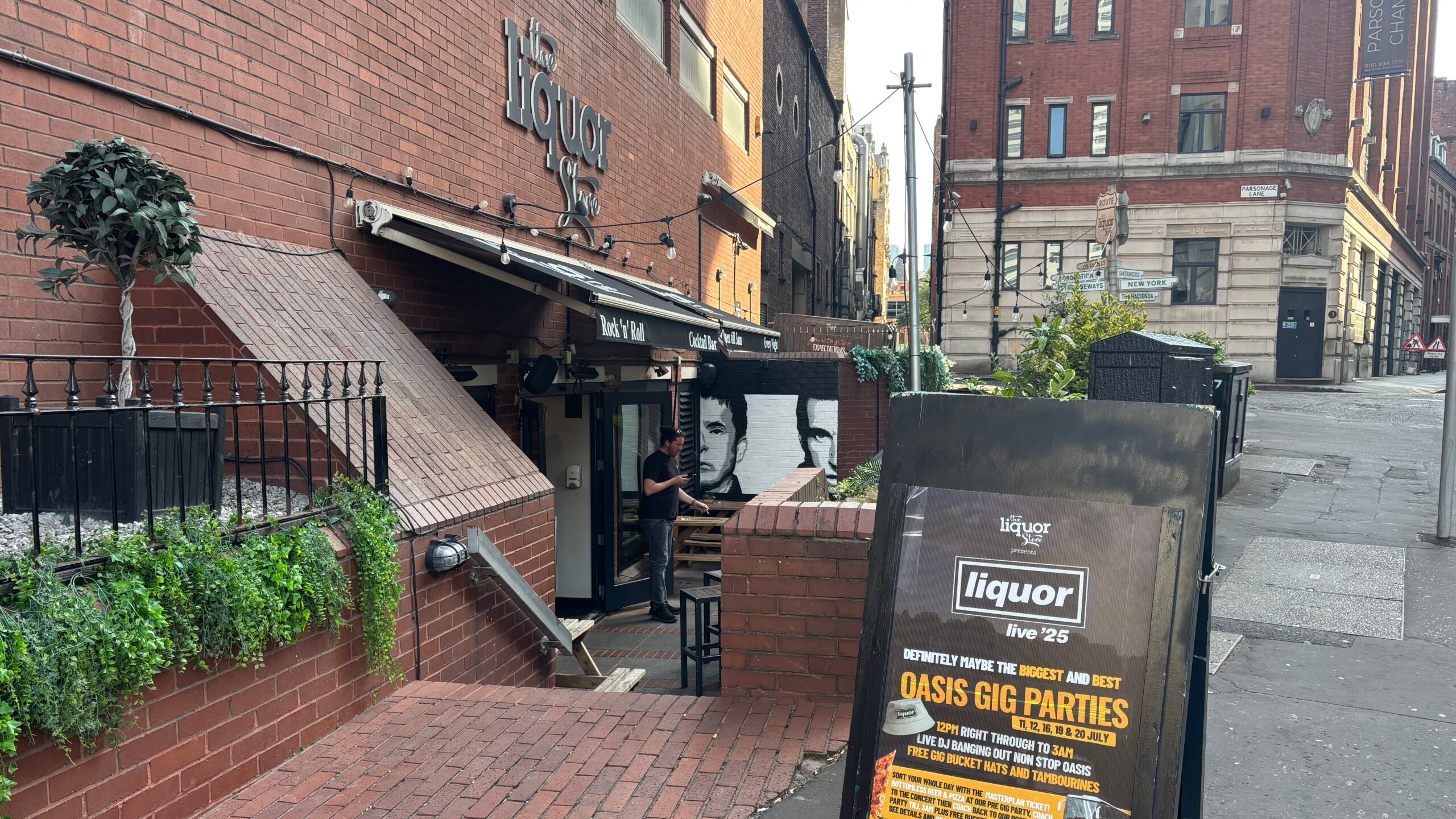 The Liquor Store Manchester Oasis gig pre and post party