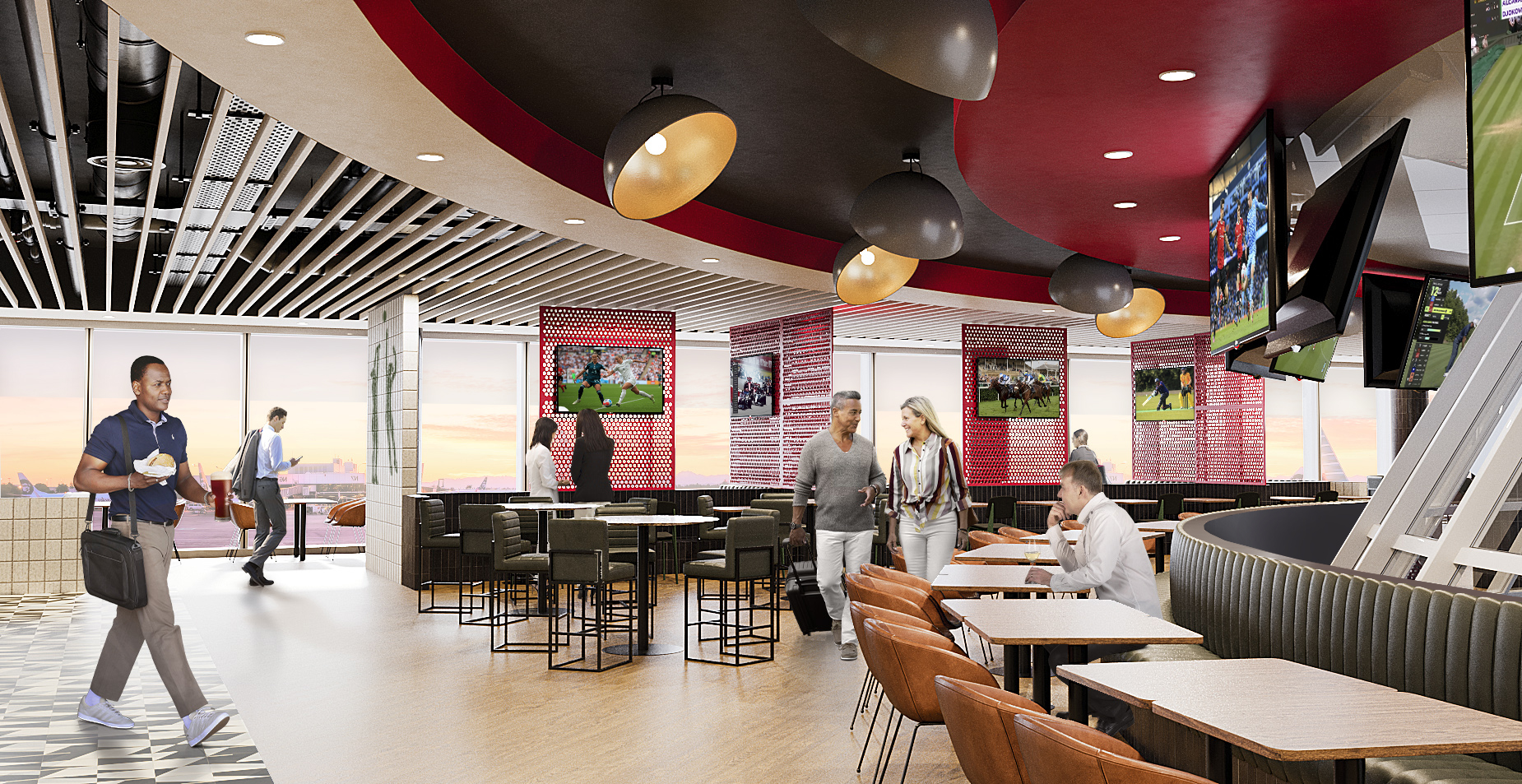 CGIs of the new-look Terminal 3 at Manchester Airport