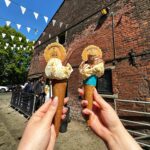 Ice cream at Milk Maids in Bolton, Greater Manchester