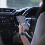 Using mobile while driving