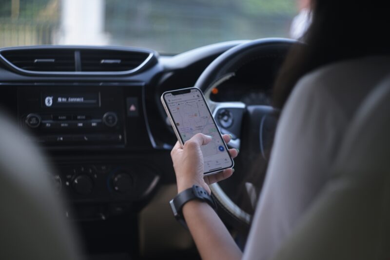 Using mobile while driving
