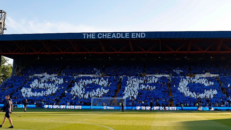 Stockport County safe standing next season 2025/26