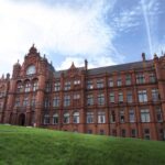 Outside Uni of Salford