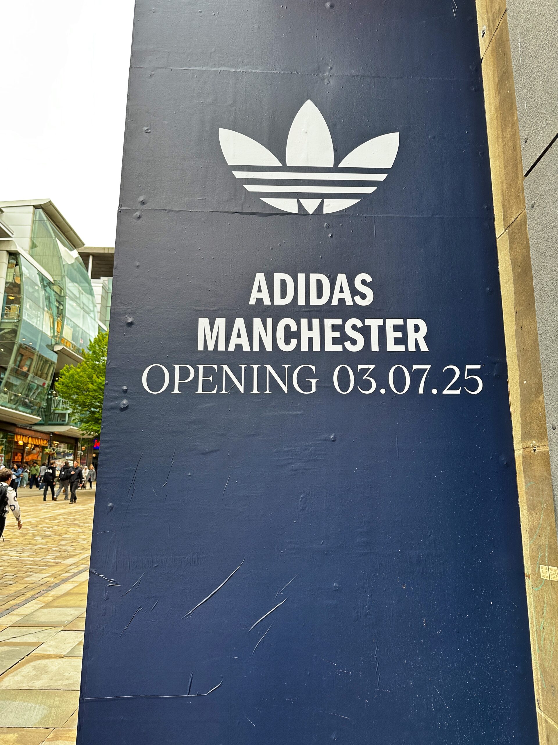 A new adidas store opens on Market Street next week, with a huge launch event