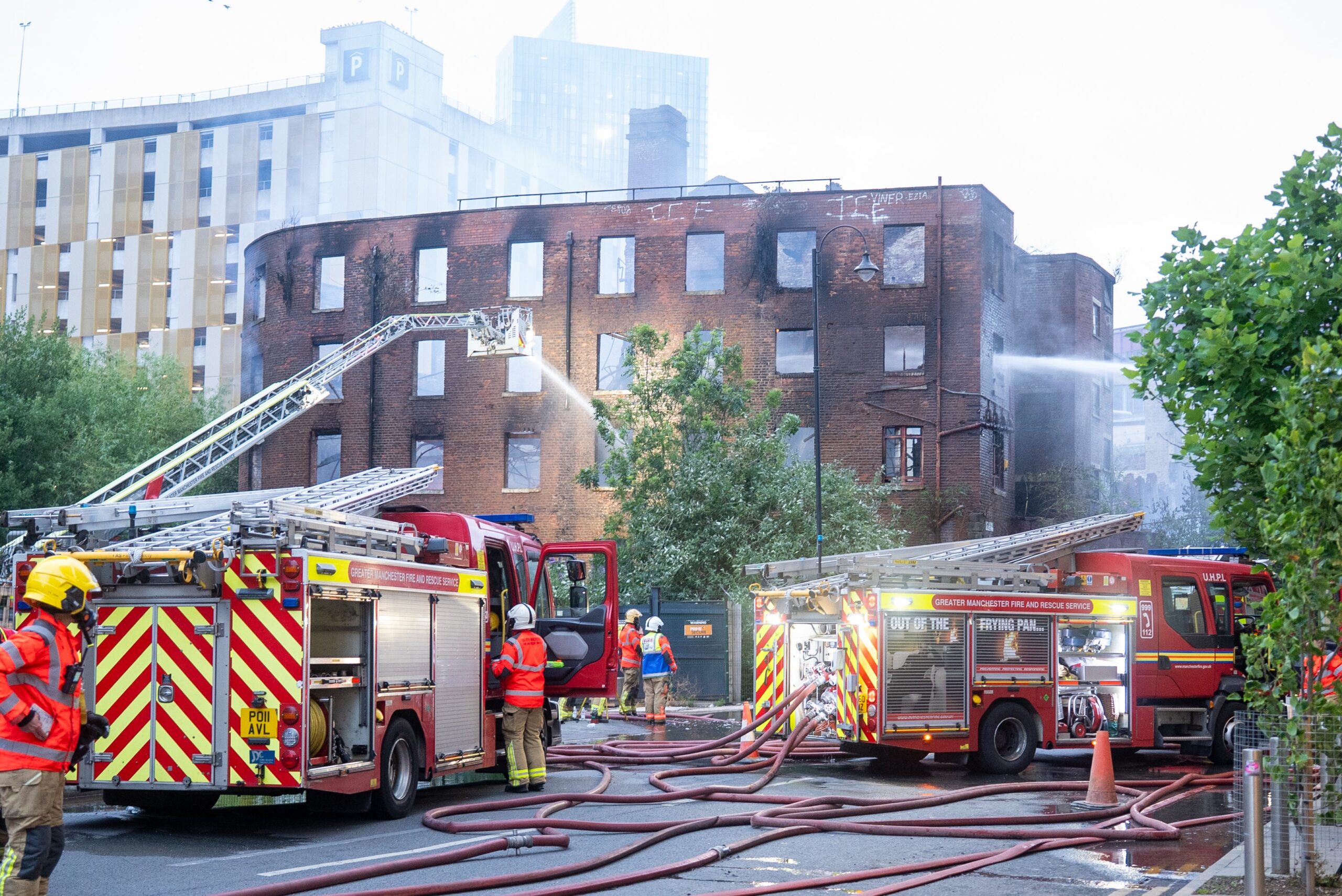 GMFRS working at Hotspur Press