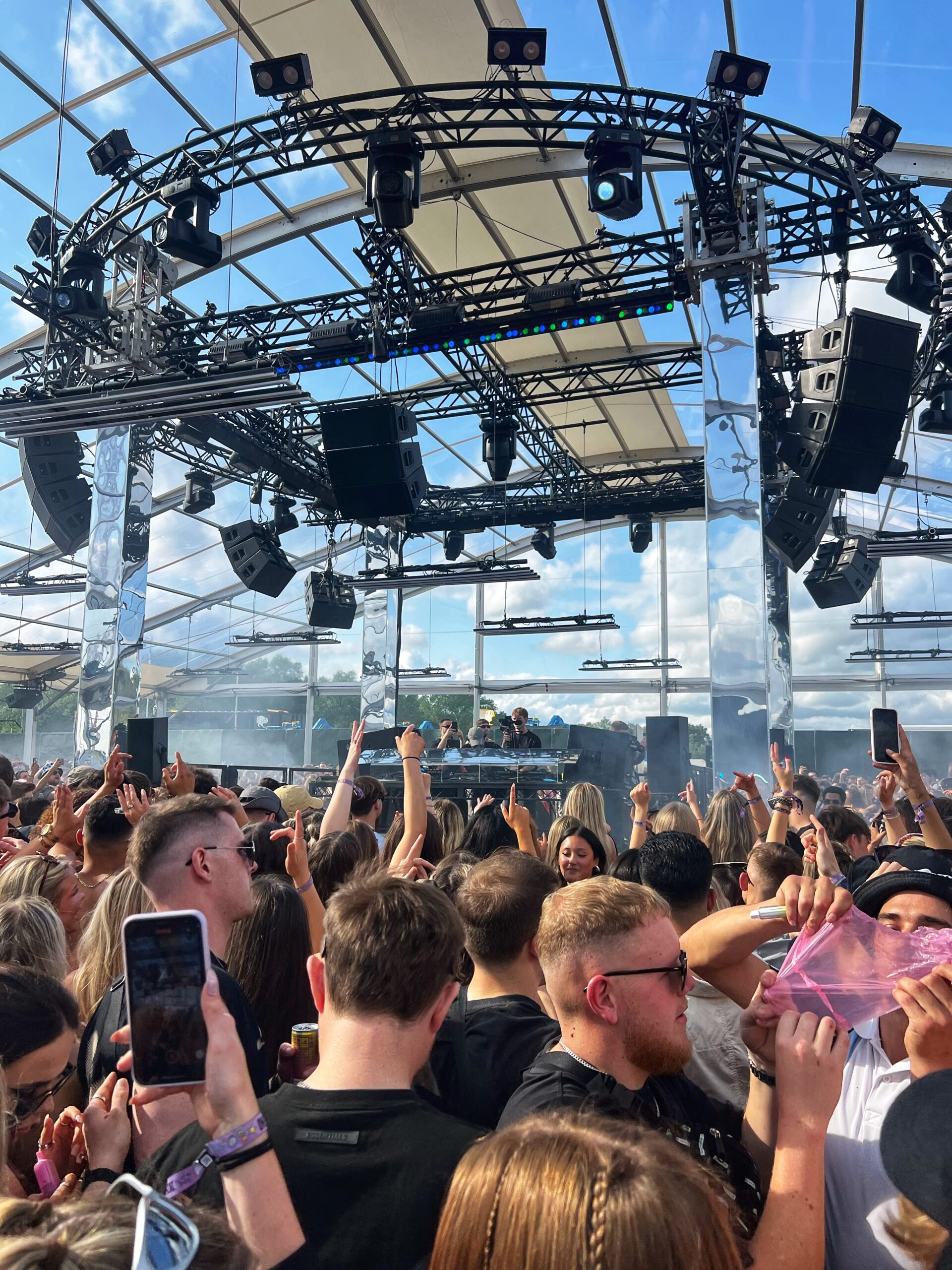 How The Matinee stage looked on Saturday