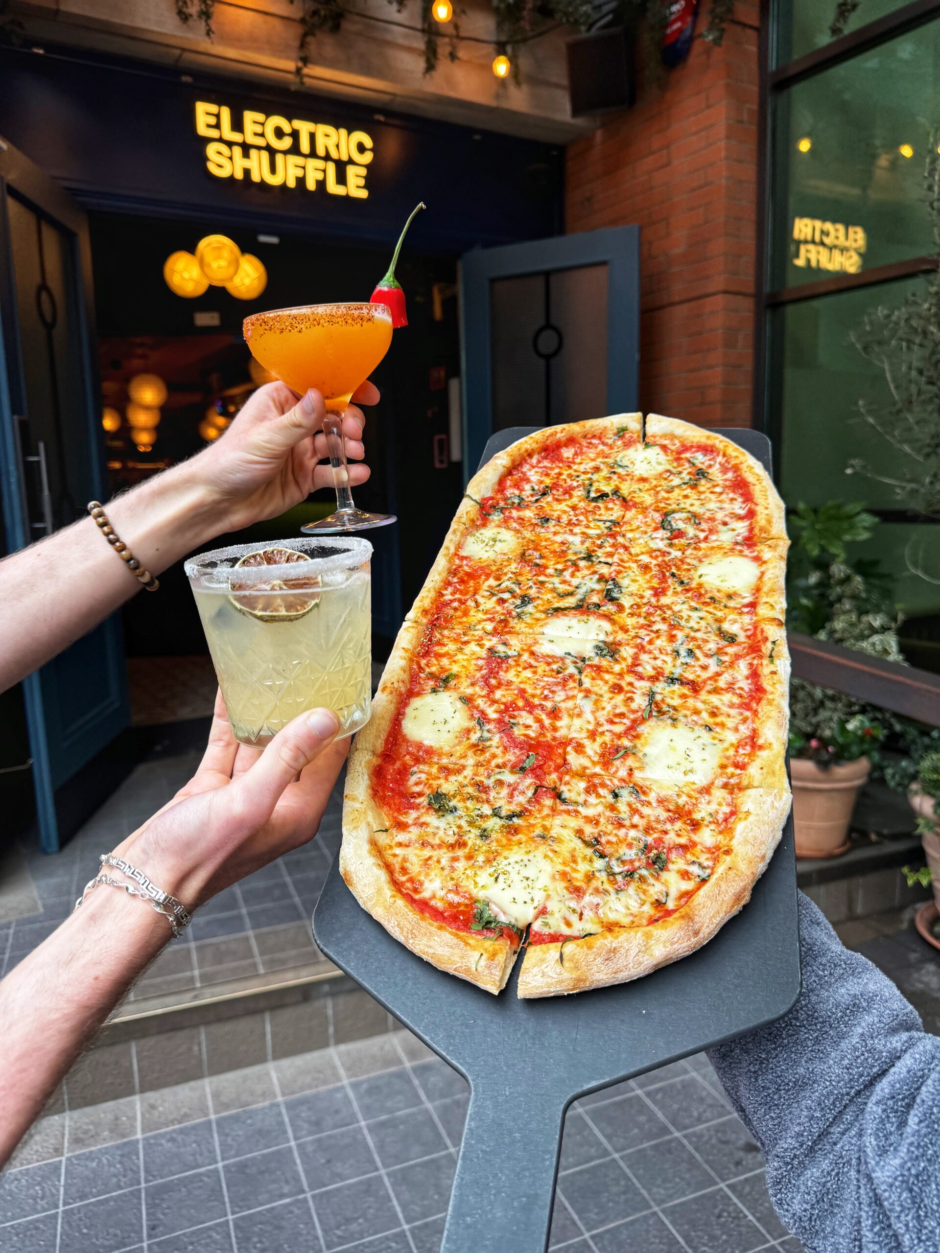 Food and drink at the premium gaming bar