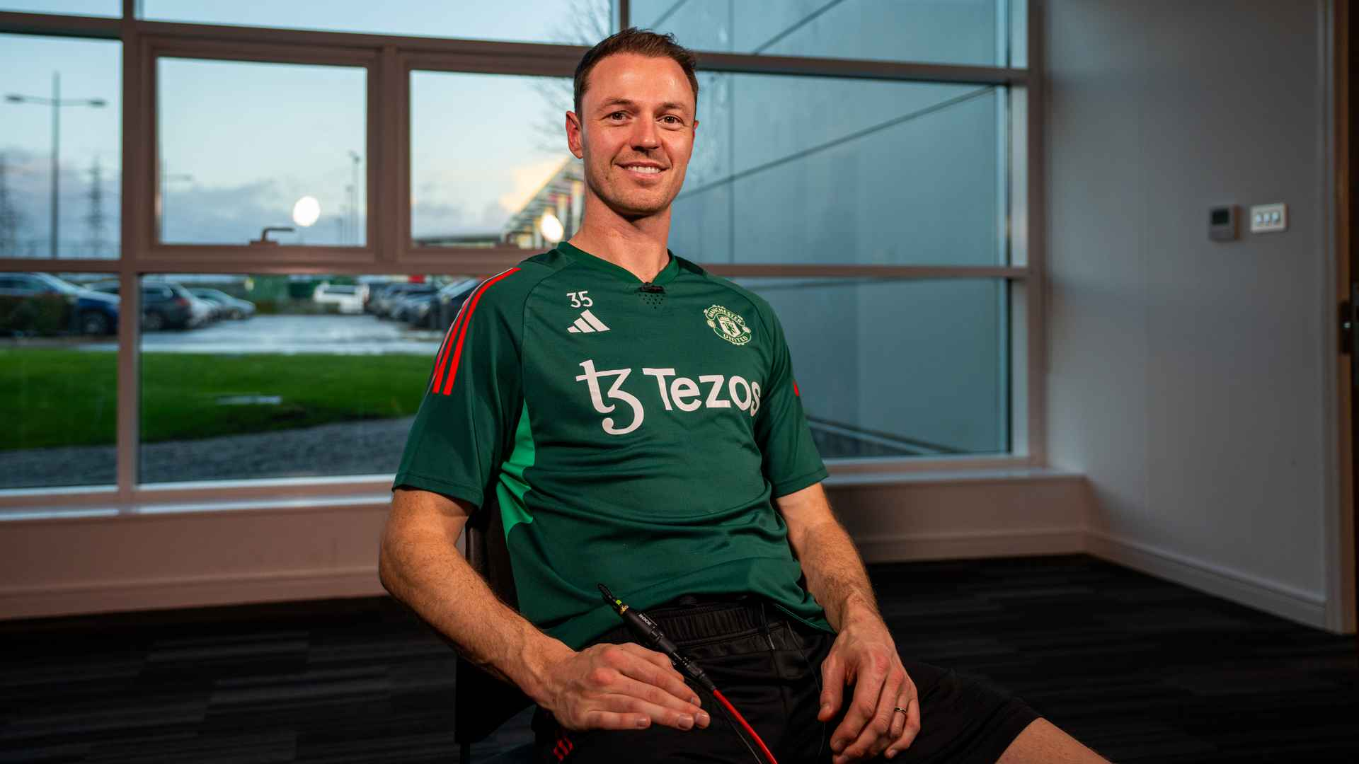 Jonny Evans is staying on at Manchester United in a youth staff role