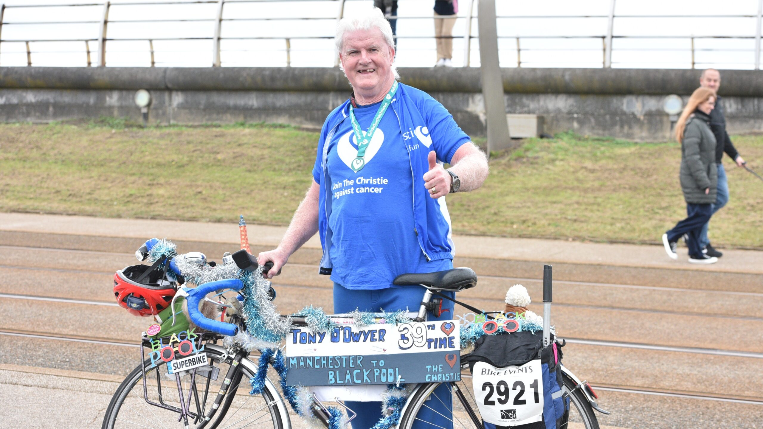 Manchester to Blackpool bike ride 40th anniversary 2025