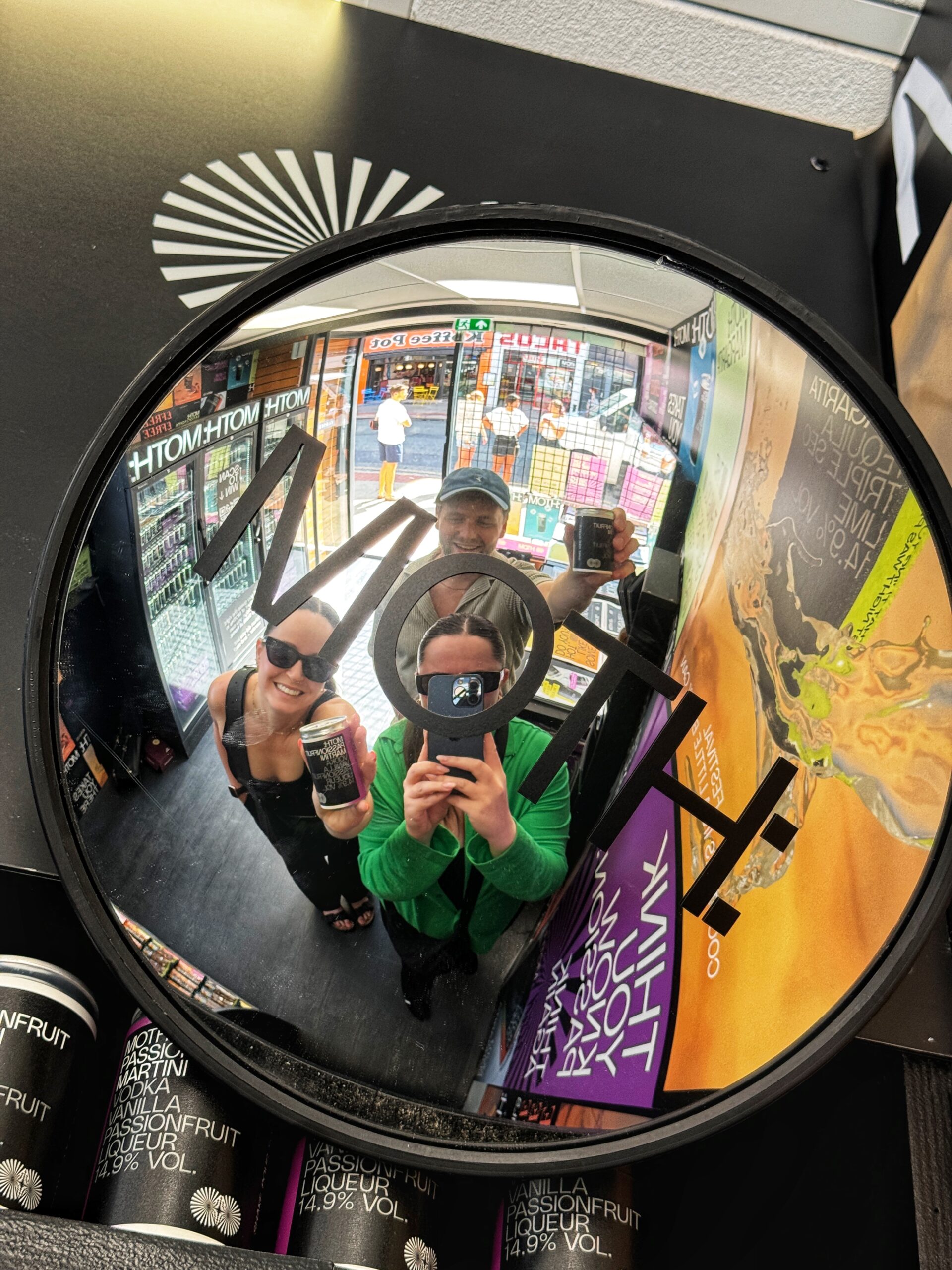 Inside the MOTH Licence corner shop in Manchester