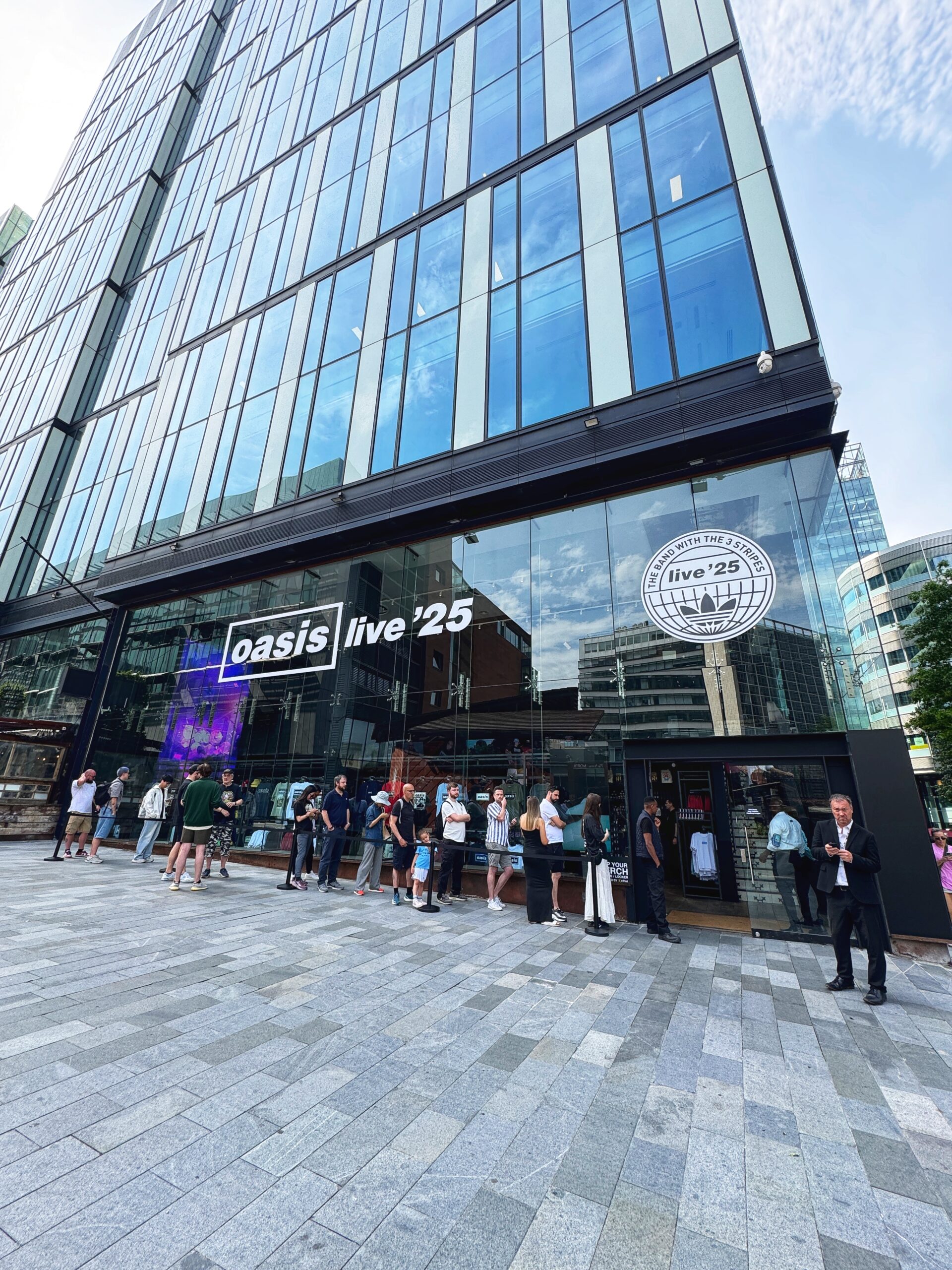 The Oasis official fan store is open in Spinningfields in Manchester