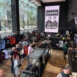The Oasis official fan store is open in Spinningfields in Manchester. Credit: The Manc Group