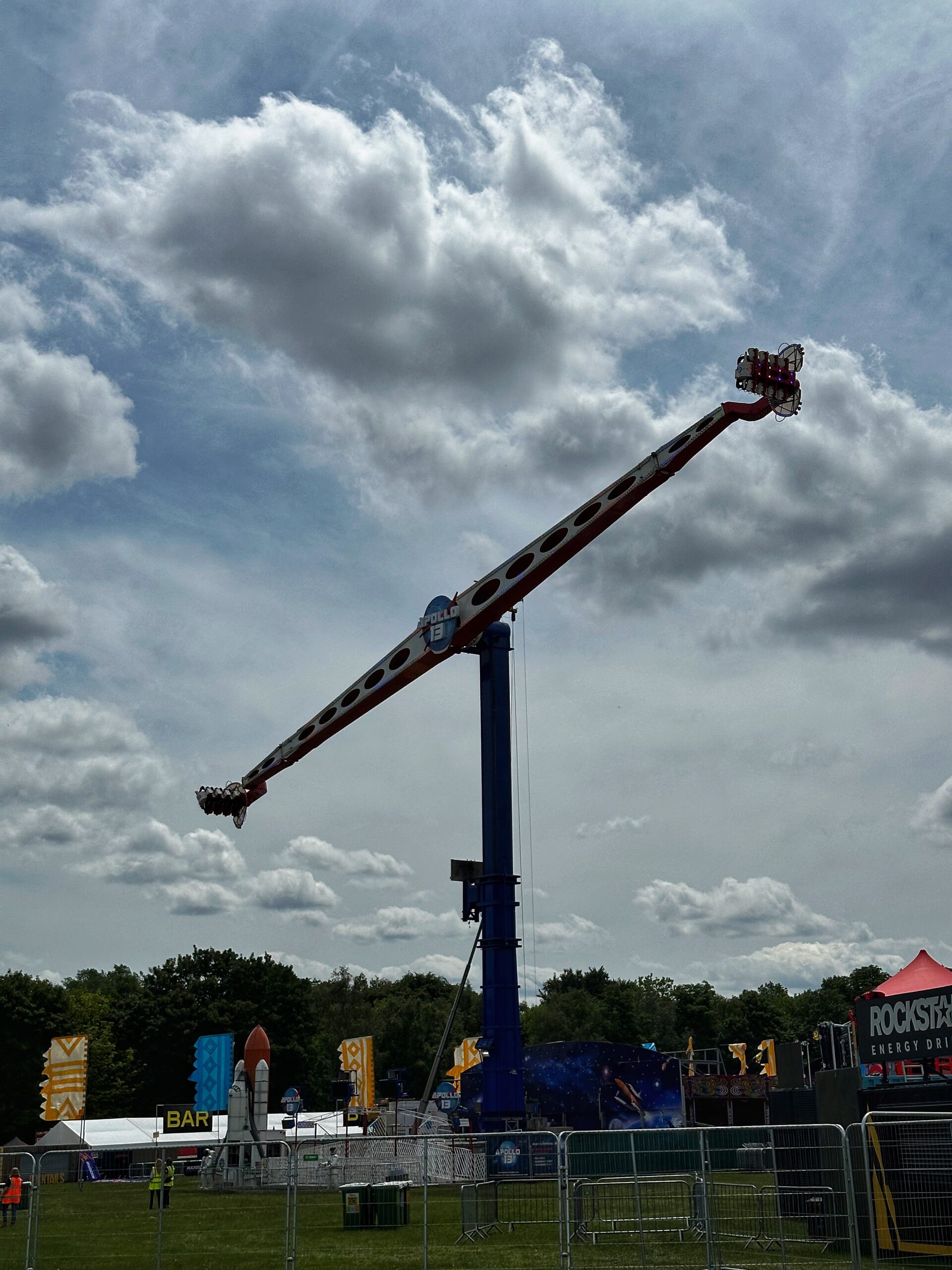 The big wheel is gone but new fairground rides have appeared