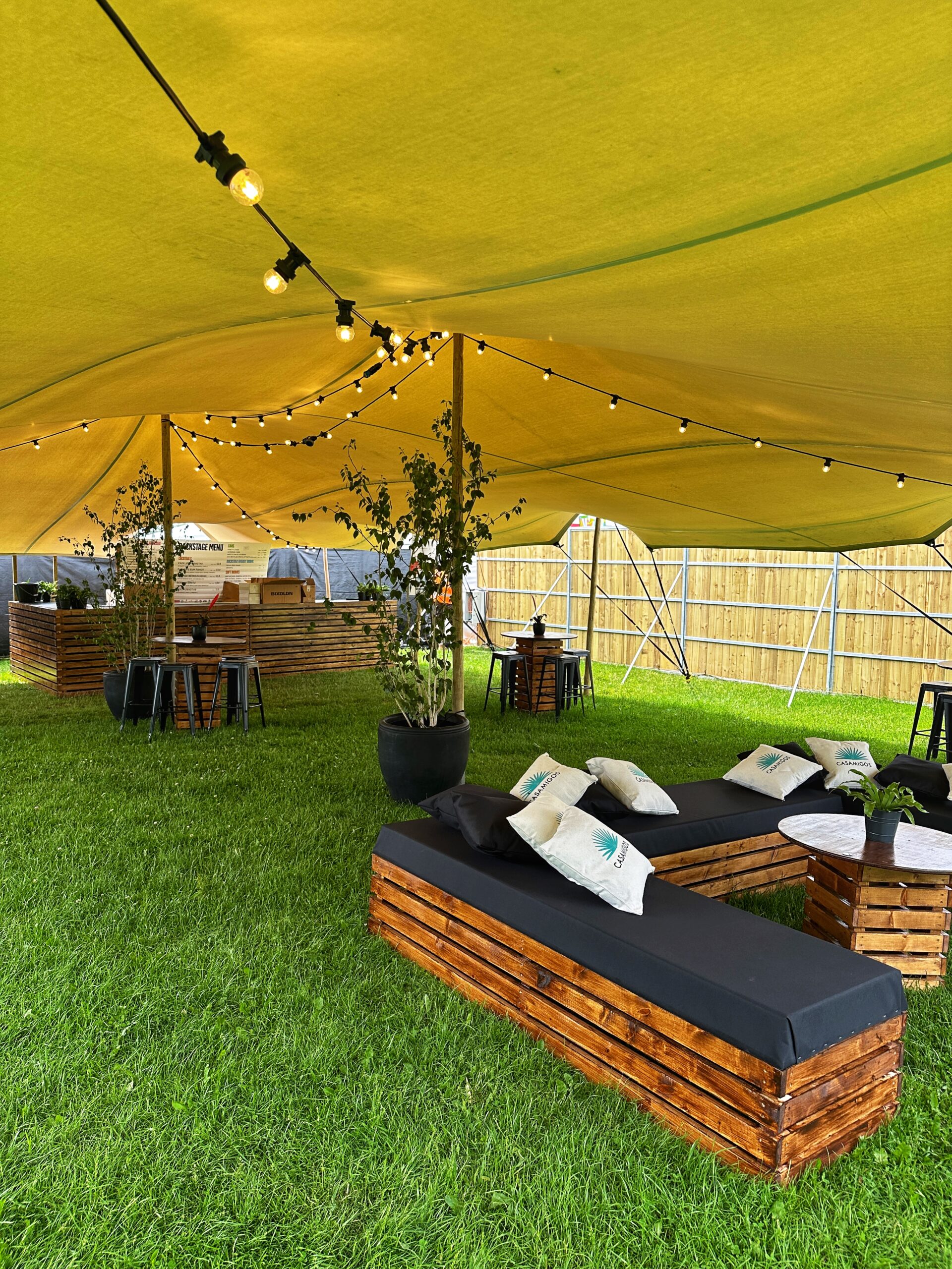 The new 'Backstage' VIP bar area at Parklife 2025