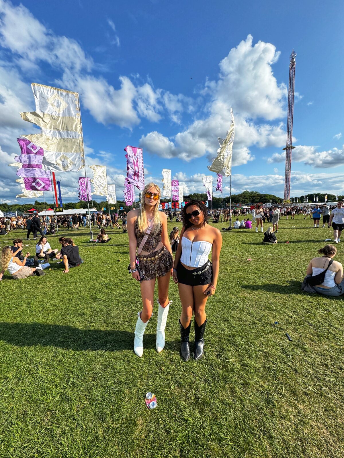 Outfit trends at Parklife 2025 - cowboy boots