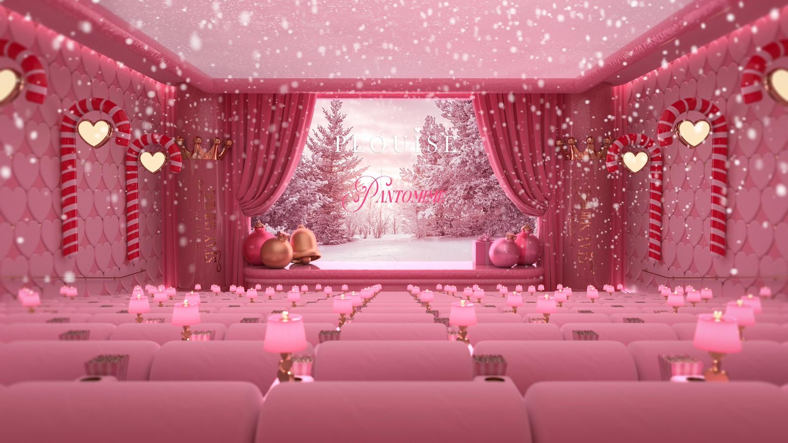 A CGI graphic of the proposed pantomime stage at P.Louise Pinkmas.