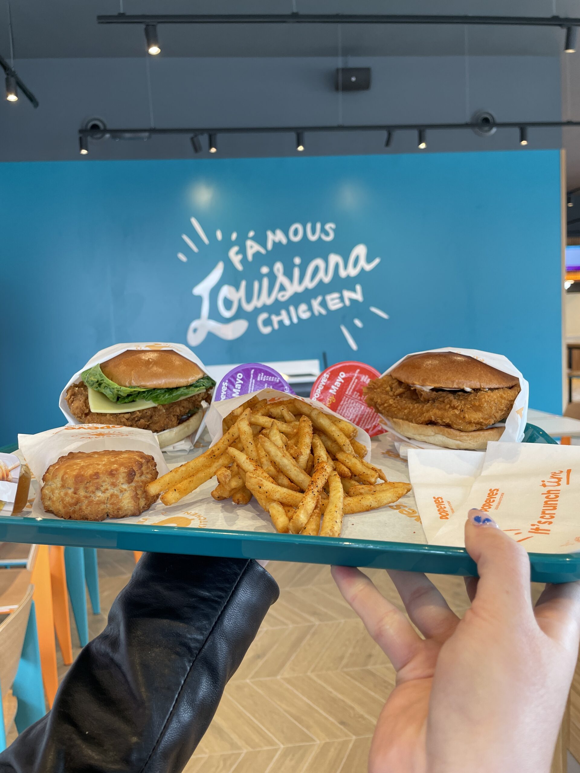 Popeyes menu is packed with lots of famed chicken varieties.