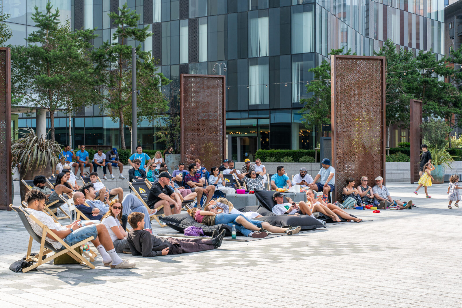 Screen on the Square will take place on The Square at the base of Deansgate Square towers