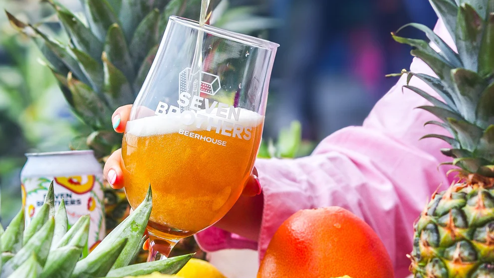 Seven Brothers Lilt flavour beer