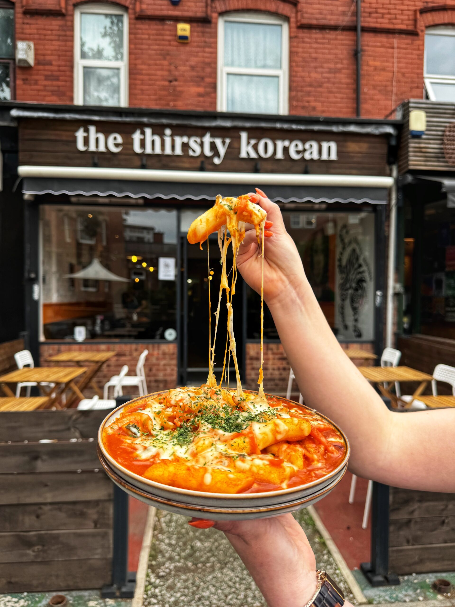 Cheesy Ttekbokki noodles