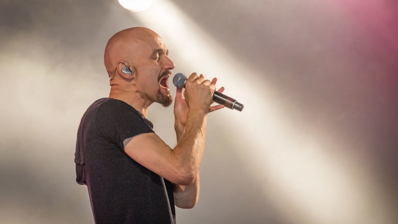 Tim Booth only person in Britain insured to crowdsurf