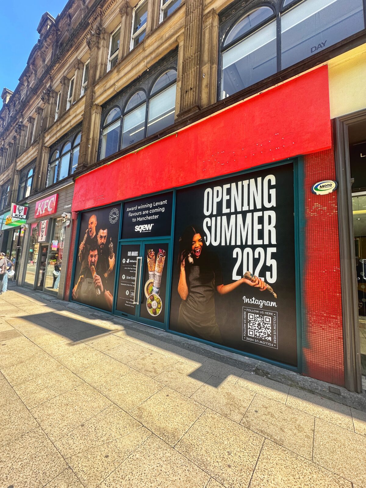 SQEW's new site on Deansgate. 