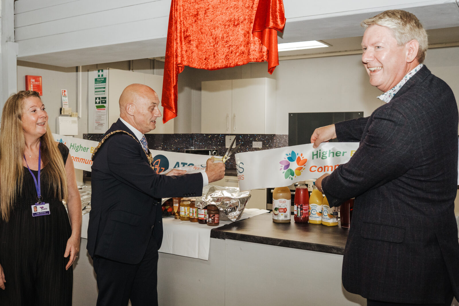 lord mayor of manchester ribbon cutting ceremony