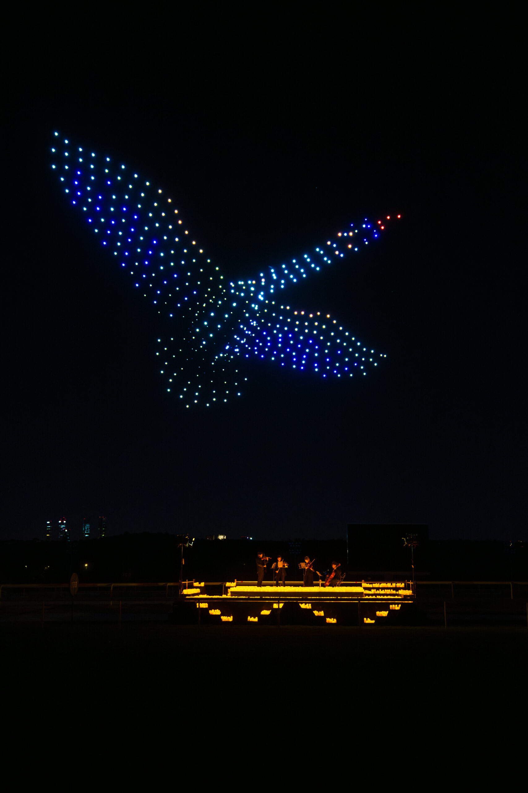 drone art show mcr