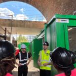 Embassy homeless village Manchester tour preview progress