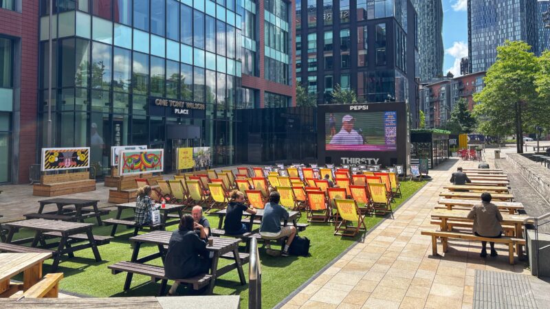 free places to watch Wimbledon 2025 in Manchester city centre