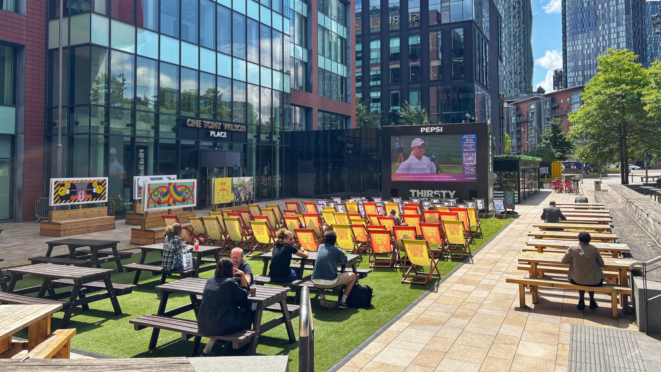 free places to watch Wimbledon 2025 in Manchester city centre