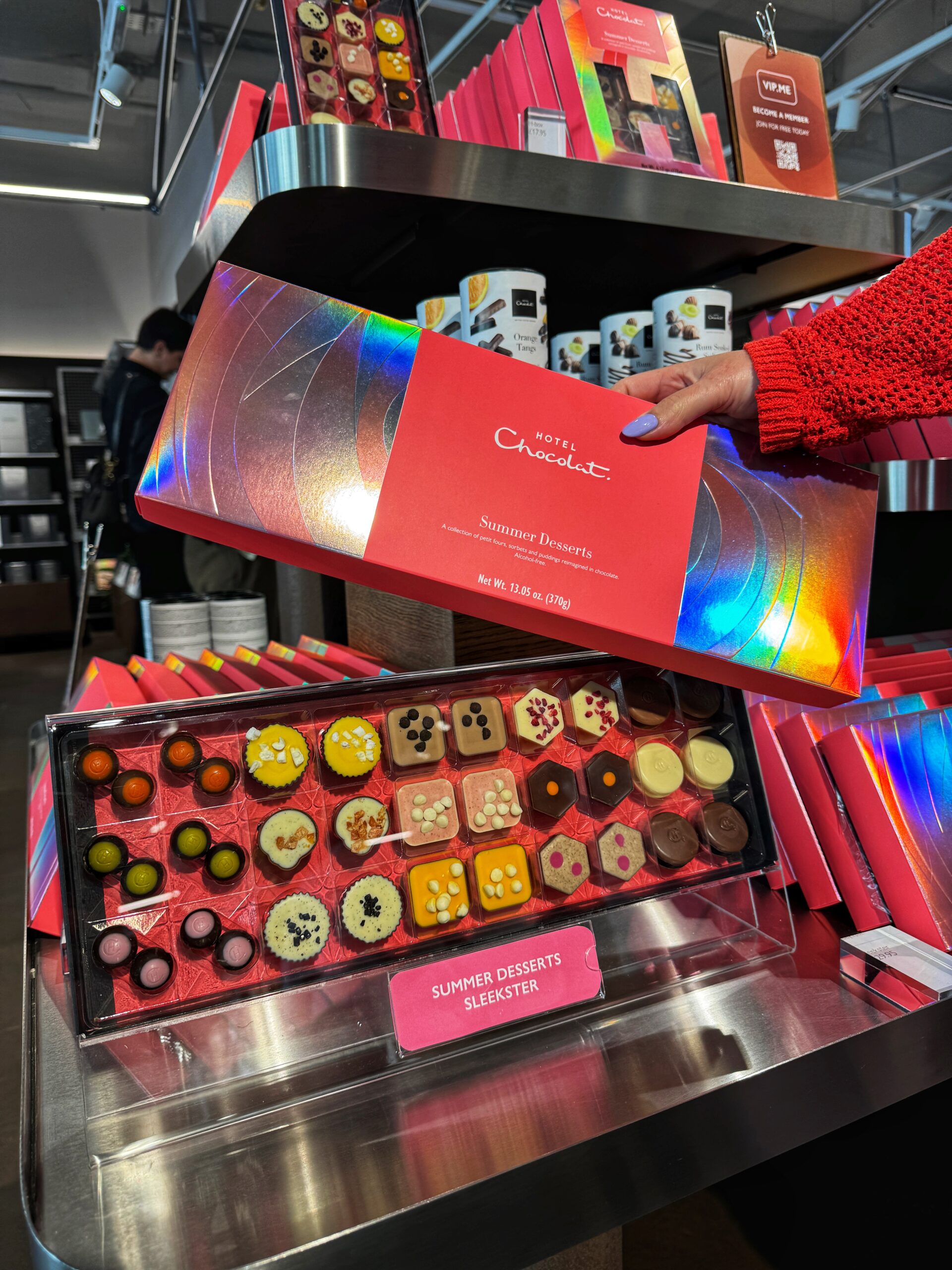 The chocolate boxes at Hotel Chocolat