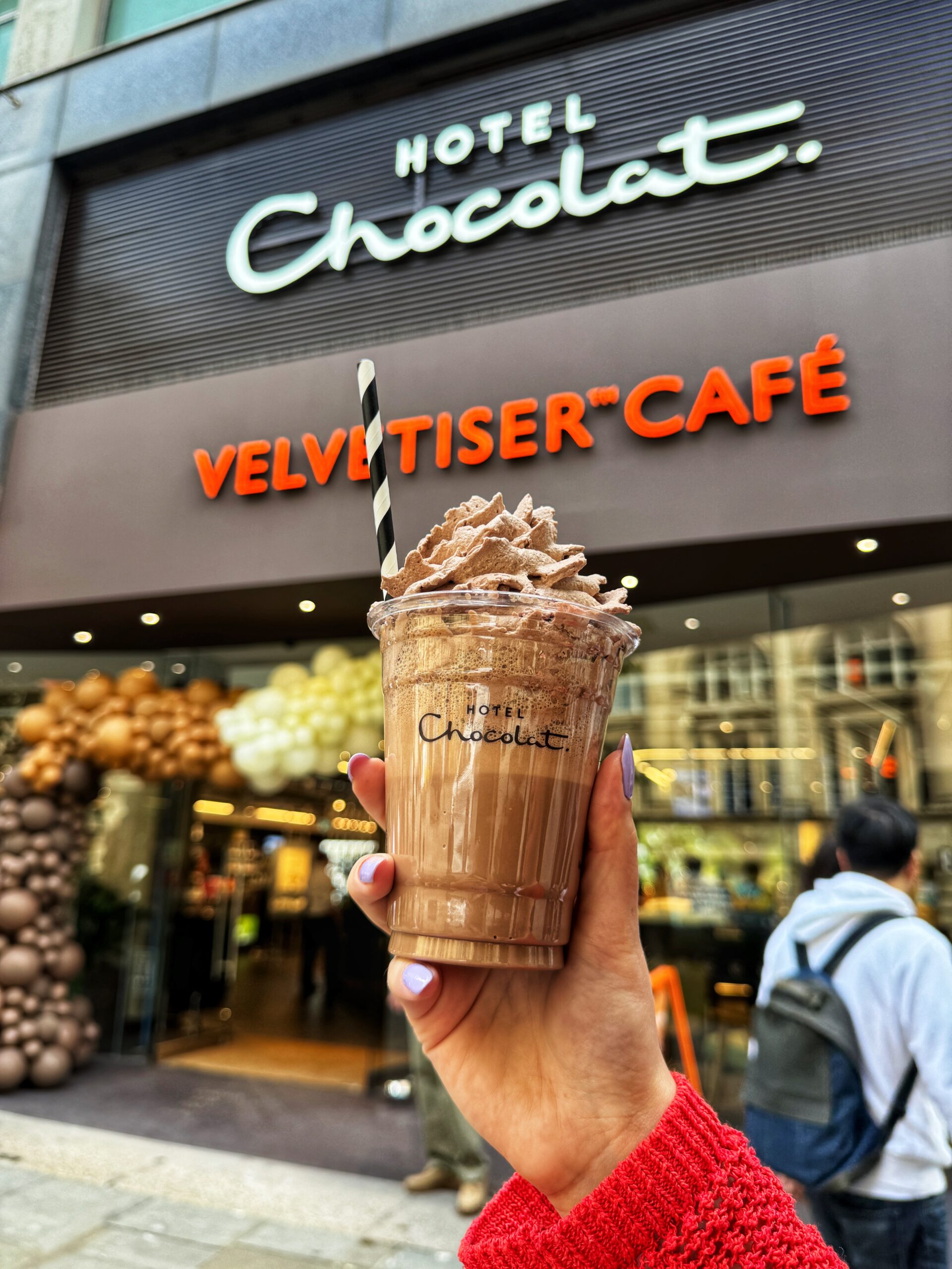A hot choc shake from Hotel Chocolat
