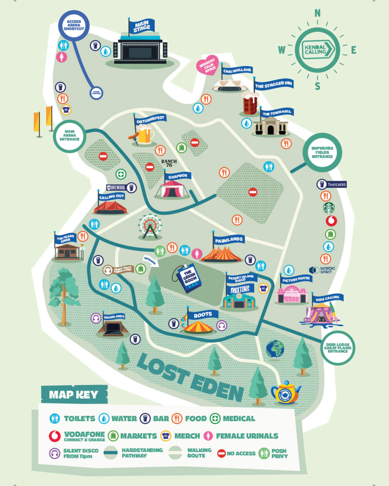 kendal calling festival map