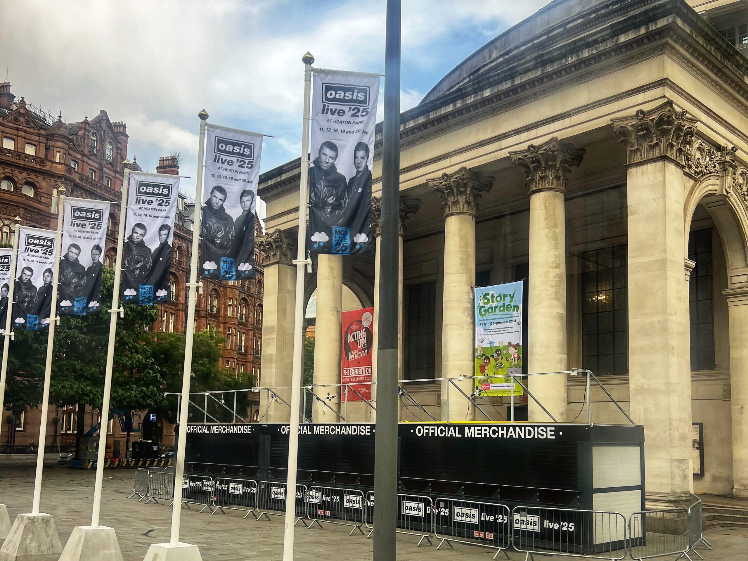 The posters of our Burnage boys Liam and Noel have been cropping up around town.