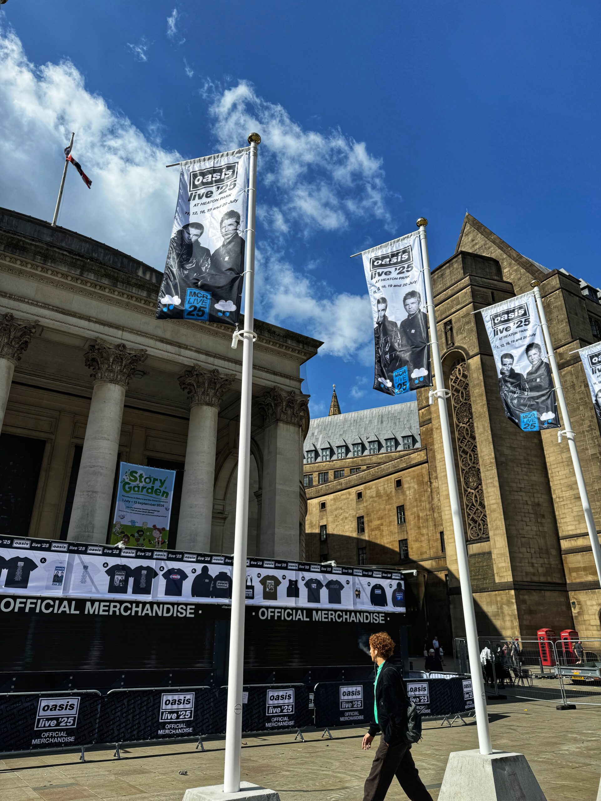 Oasis merch prices as huge flagship stand opens in Manchester city centre