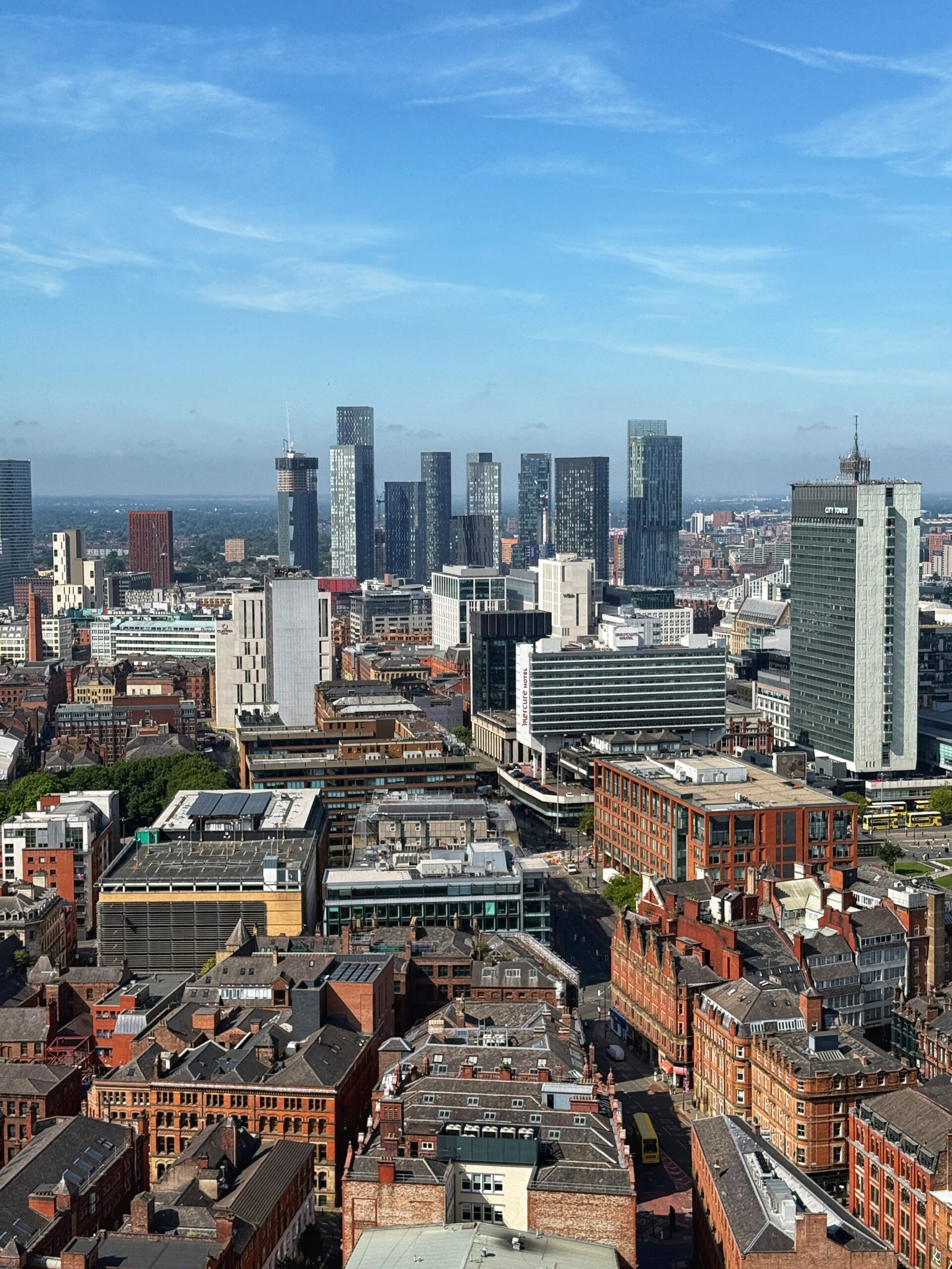 The view from the top of One Port Street. Credit: The Manc Group