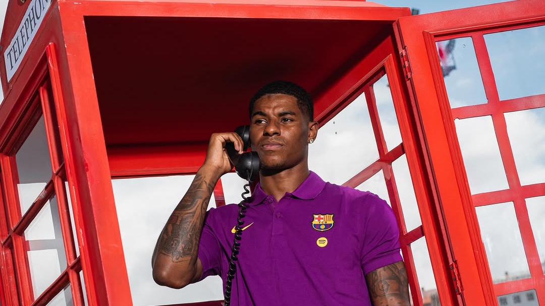 Rashford joined Barcelona