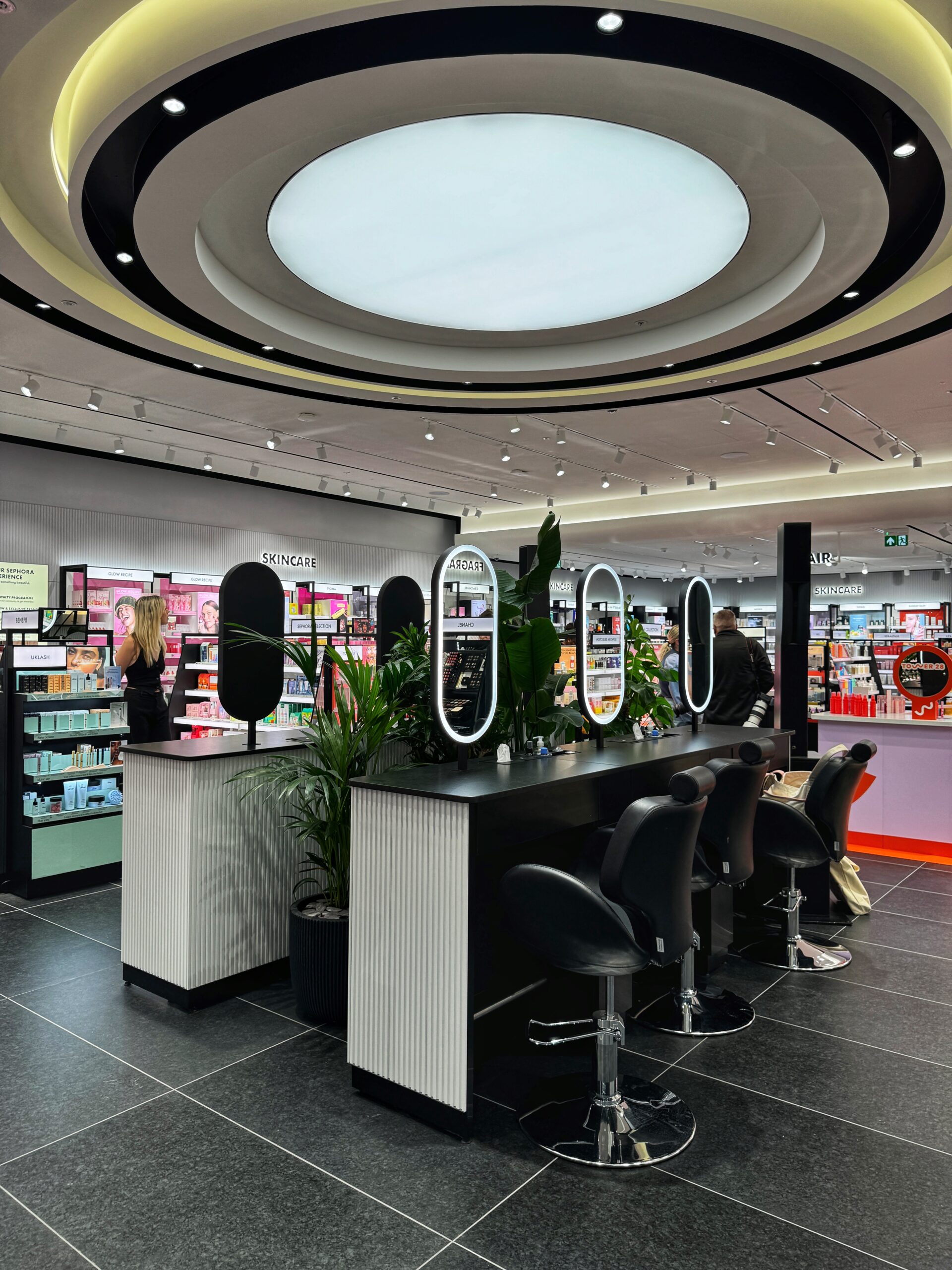 Treatment space at Sephora