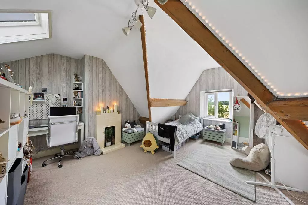 Two contrasting bedrooms found within this Victorian mansion near Greater Manchester / Credit: On The Market