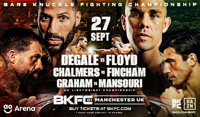 Bare knuckle boxing Manchester AO Arena 2025 BKFC 81