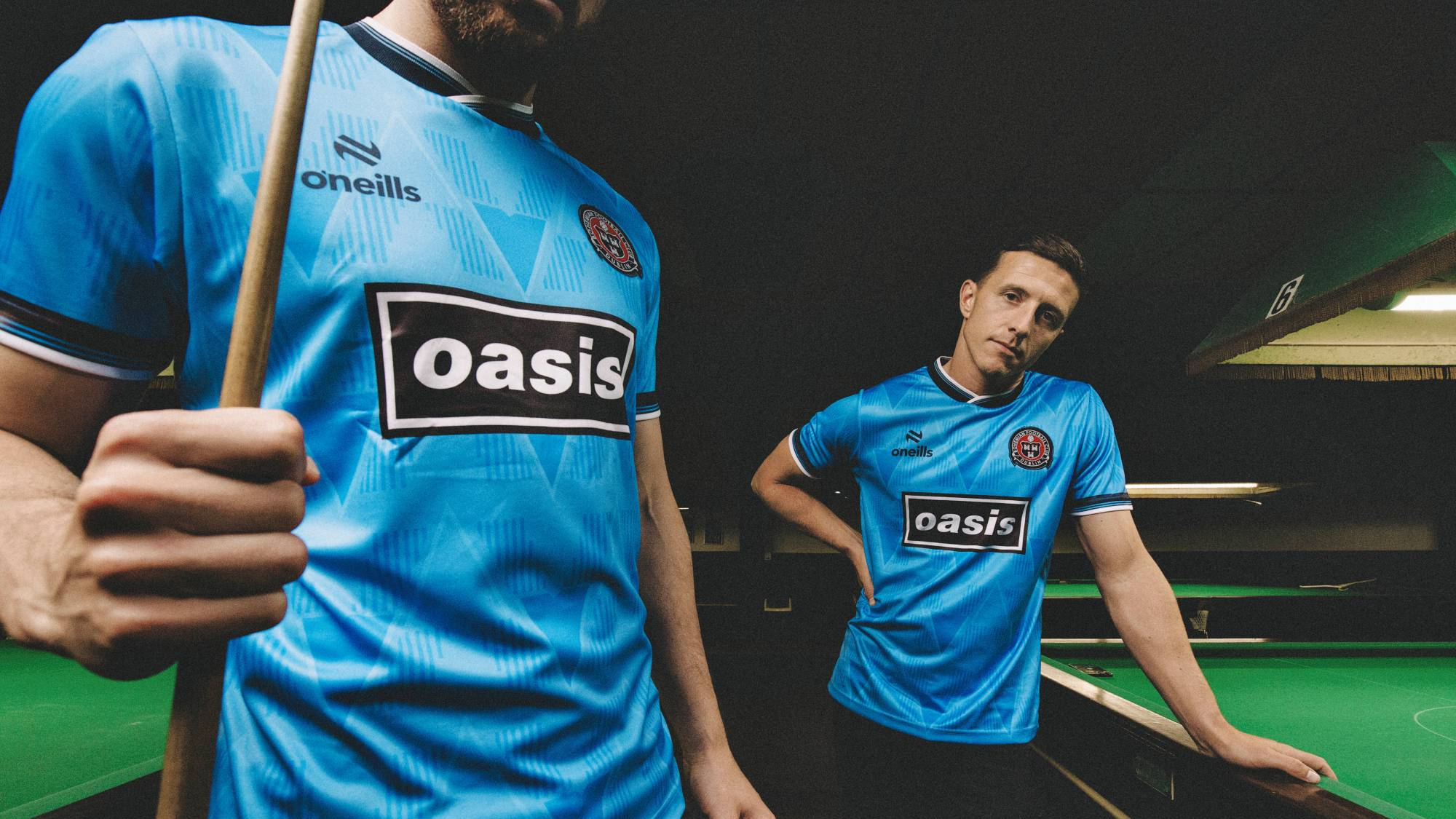 Bohemians FC giving away five FREE Oasis collab shirts